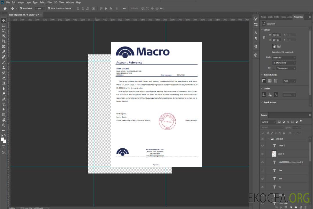 Argentine Banco Macro référence template Argentine Banco Macro référence template